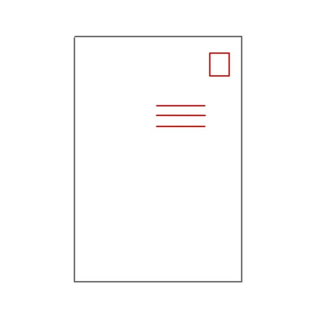 Großbrief:
 
wenn man etwas mehr zu versenden hat (bis zu 500g) oder seine DIN A4 Seiten nicht (C/B 4) oder nur einmal (C/B 5) falten möchte.