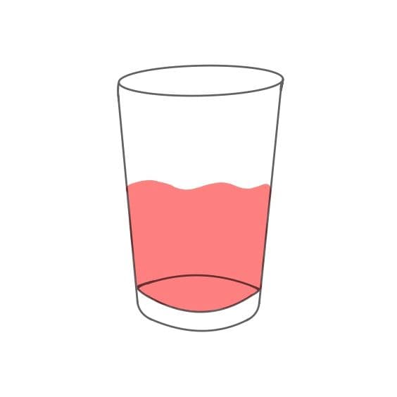 Bei einer Lösung wird ein Medikament vor der Einnahme in einem Lösungsmittel wie Wasser oder Alkohol aufgelöst.