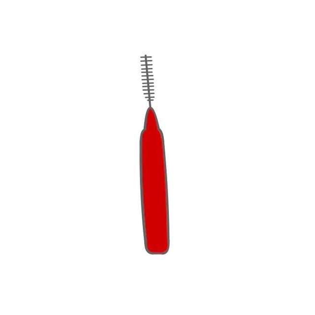 Interdentalbürstchen:
Metallstifte, welche mit dünnen Bürstchen besetzt sind. Sie eigenen sich für Brücken, Implantate, KFO Apparaturen, große Interdentalräume oder verblockte Kronen.